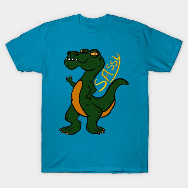 Sassy Rex T-Shirt by GeekVisionProductions